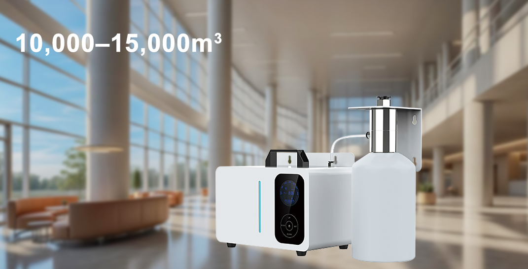 HYL-8000Hのパワーを発見：理想的な大型HVAC自動無水オイルディフューザー